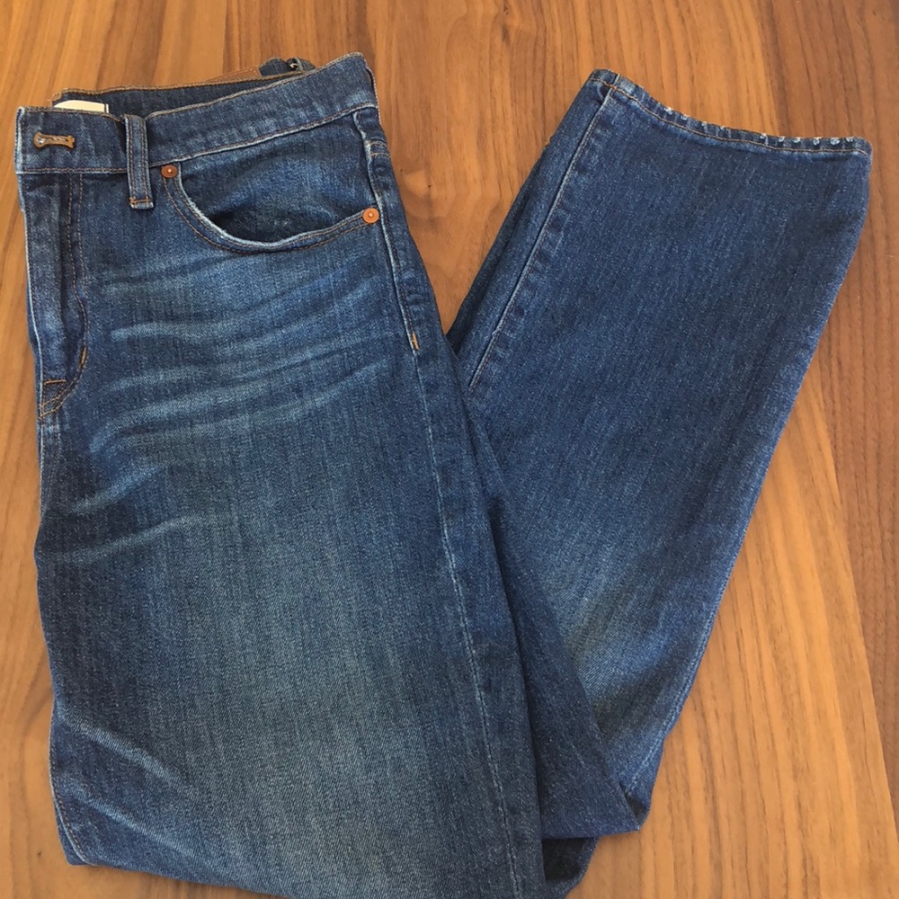 BRAND NEW madewell Demi boot crop jeans